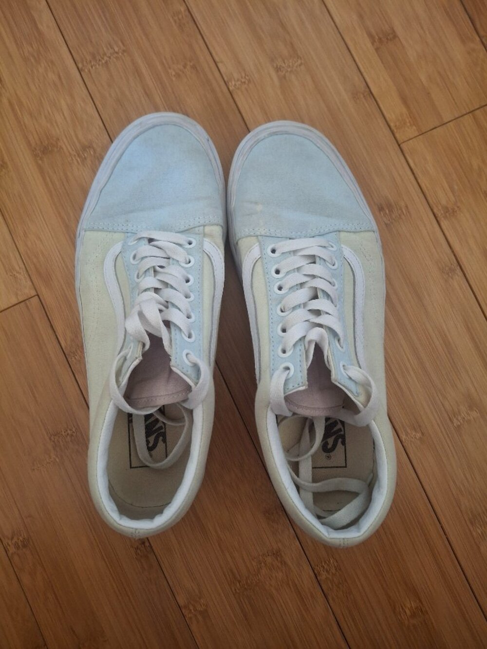 Women's Old Skool multi-colored vans, size 9.5